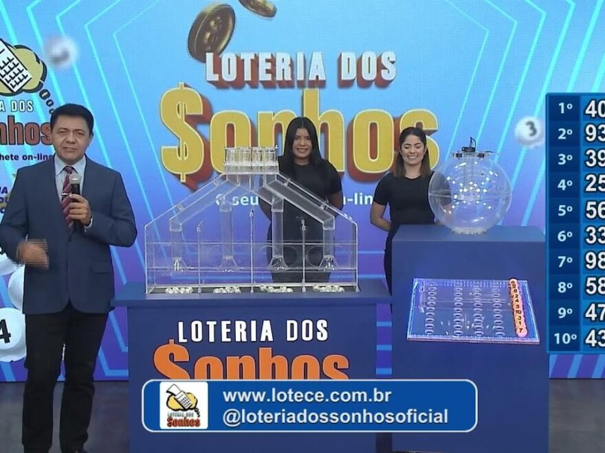 Sorteio ao vivo da Loteria dos Sonhos